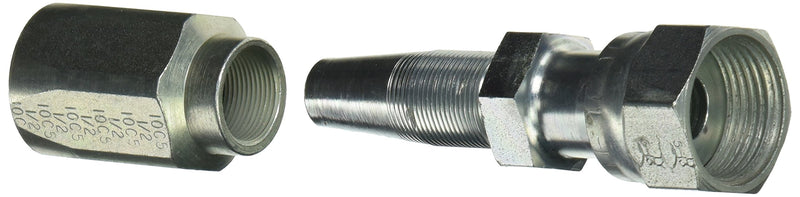 Gates Field Attachable 10C5-10RFFORX for C5C, C5D and C5M Hose, Female Flat-Face Swivel, Steel, 1/2" ID