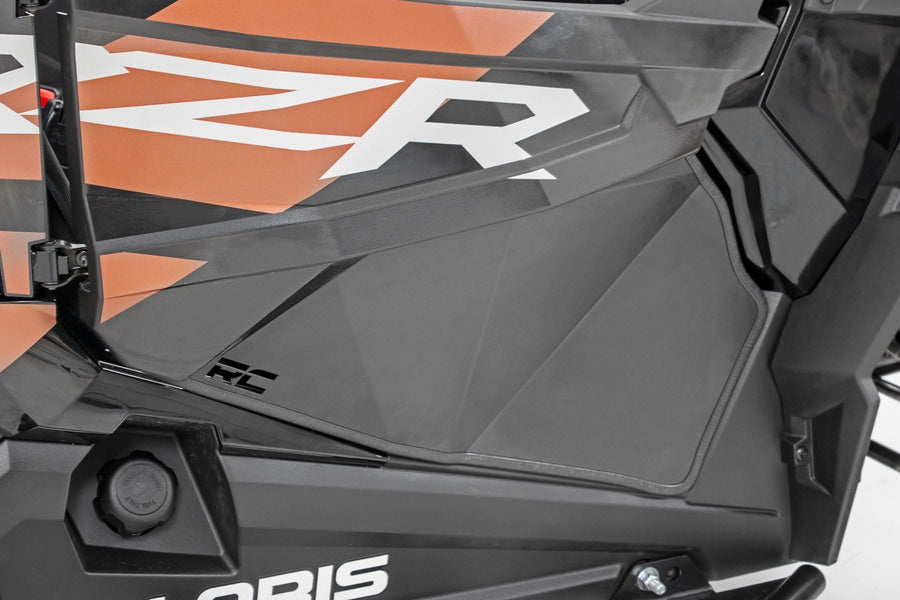 Rough Country Lower Door Set for RZR XP 1000 Polaris (2014-2023) - Steel Cab Protection Panels, Blocks Mud & Debris, OEM-Style Fit