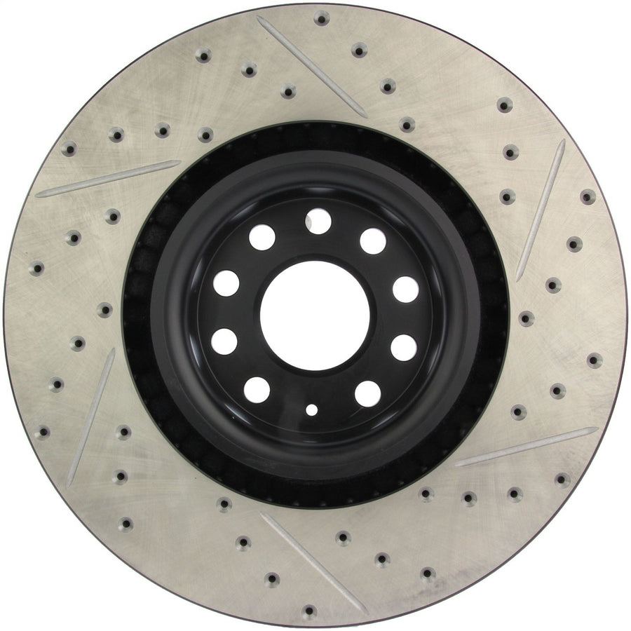 Sport Drilled/Slotted Brake Rotor StopTech 127.33112R (Front Right), 1 Pack