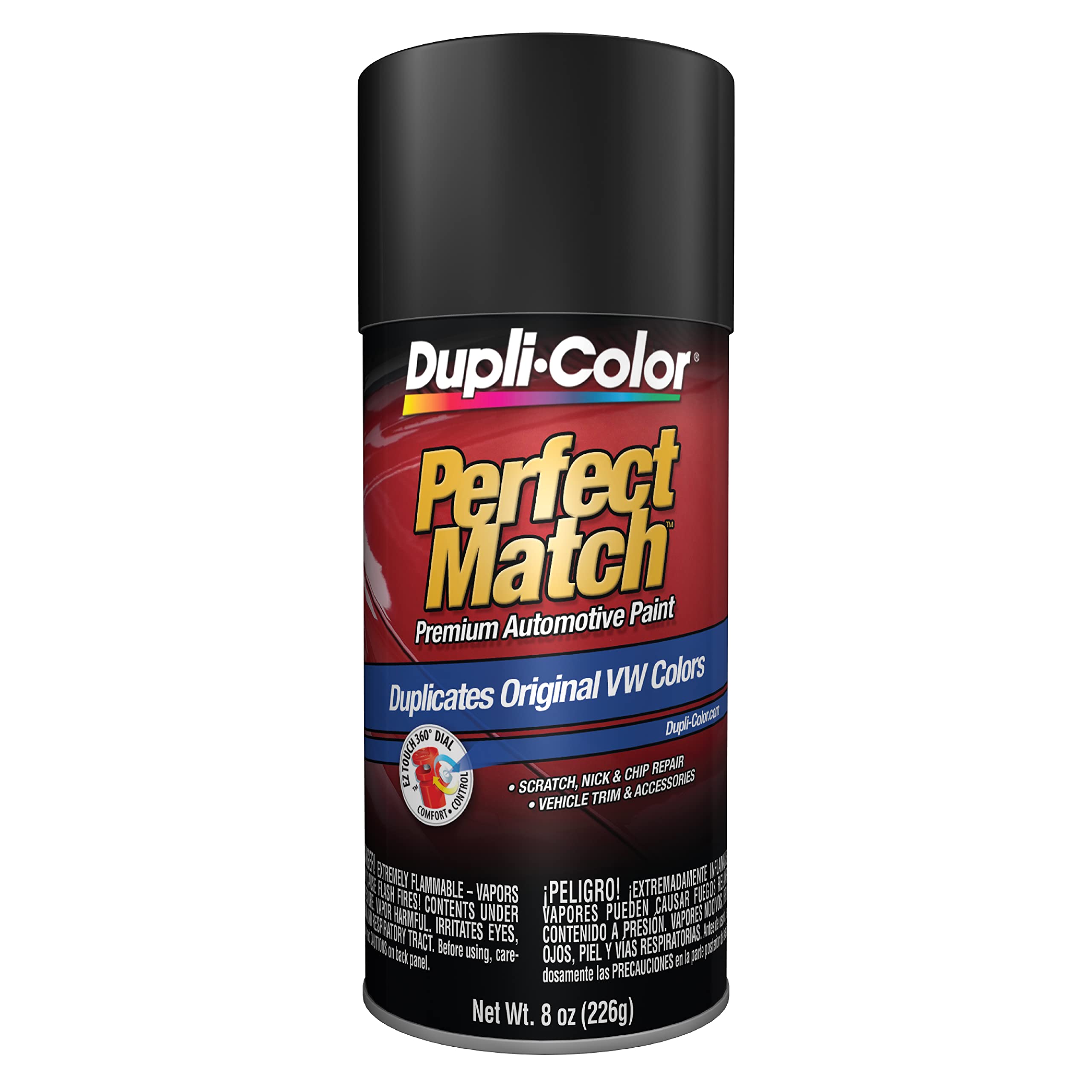 Automotive Spray Paint - Dupli-Color Perfect Match Volkswagen Black Magic Pearl, LC9Z - 8 oz. Aerosol Can