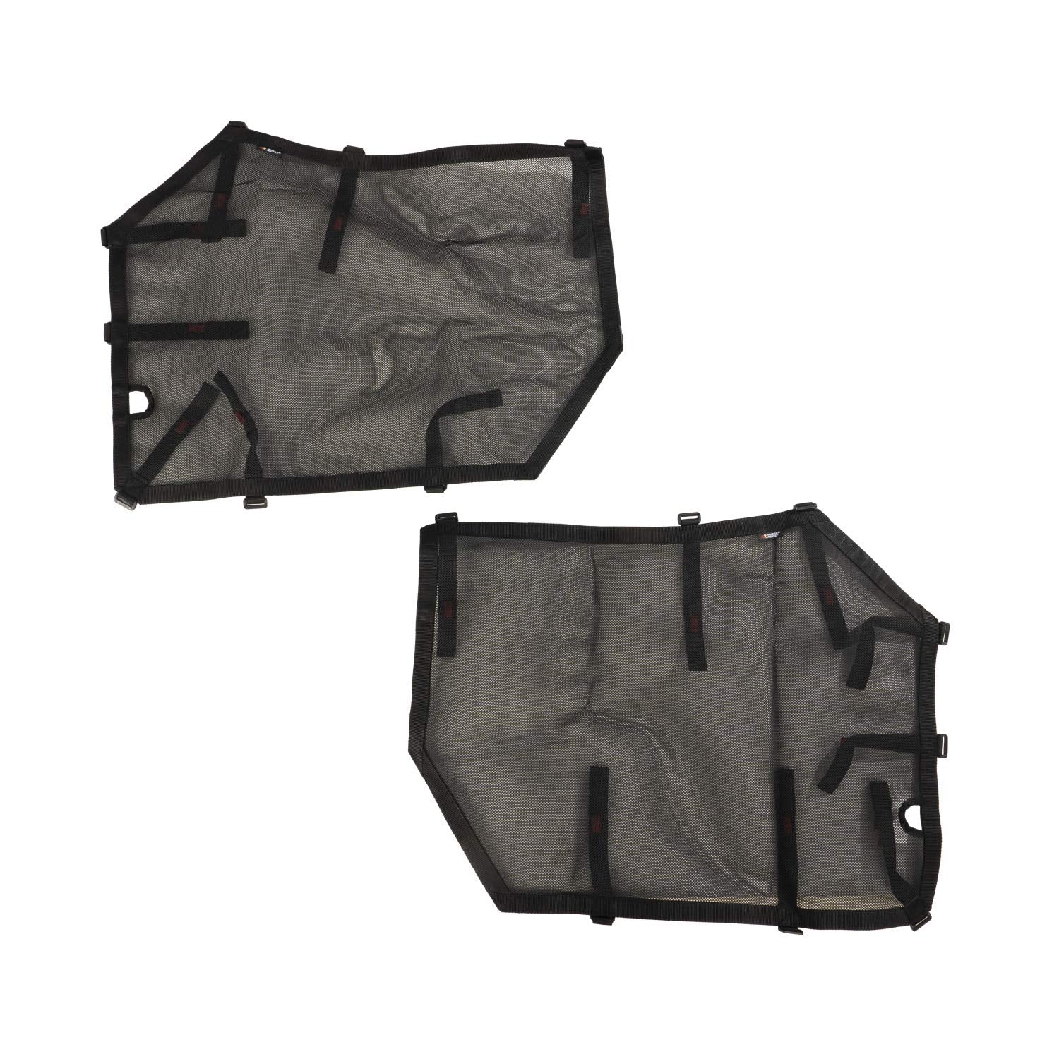 Fortis Tube Door Covers | Rugged Ridge, Front Set, Black | 13579.56 | Fits 2007-2018 Jeep Wrangler JKU 4-Door