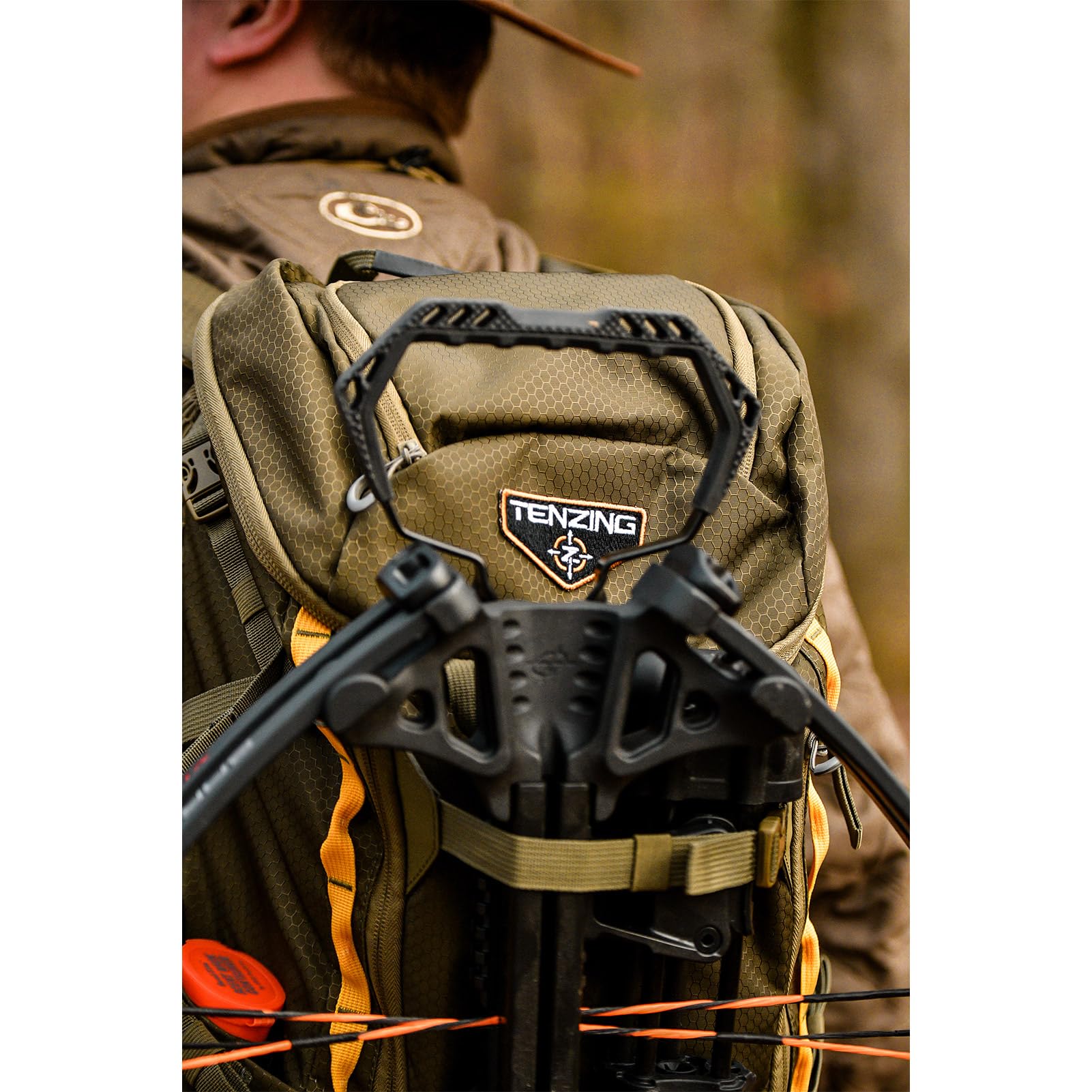 Whitetail Day Pack TENZING 1500, Olive Green Ultra-Durable Hunting Backpack with 4 Compartments & 10 Organizational Pockets Camo Backpack for Hunting Gear and Equipment
