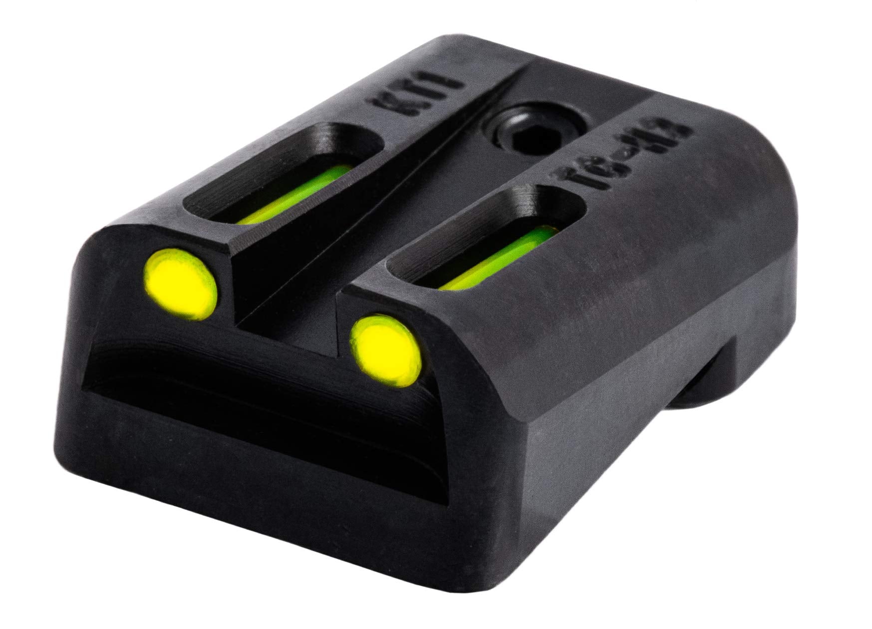 TG131KTY TRUGLO TFO Brite-Site Series, Yellow Rear Sight, Kimber, One Size