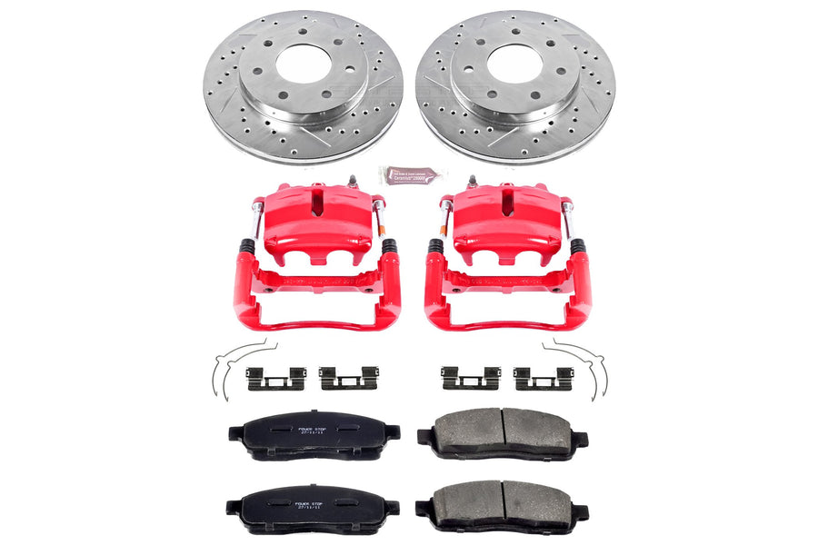 Power Stop 1-Click Performance Brake Kit KC1946 with Caliper, Front Only