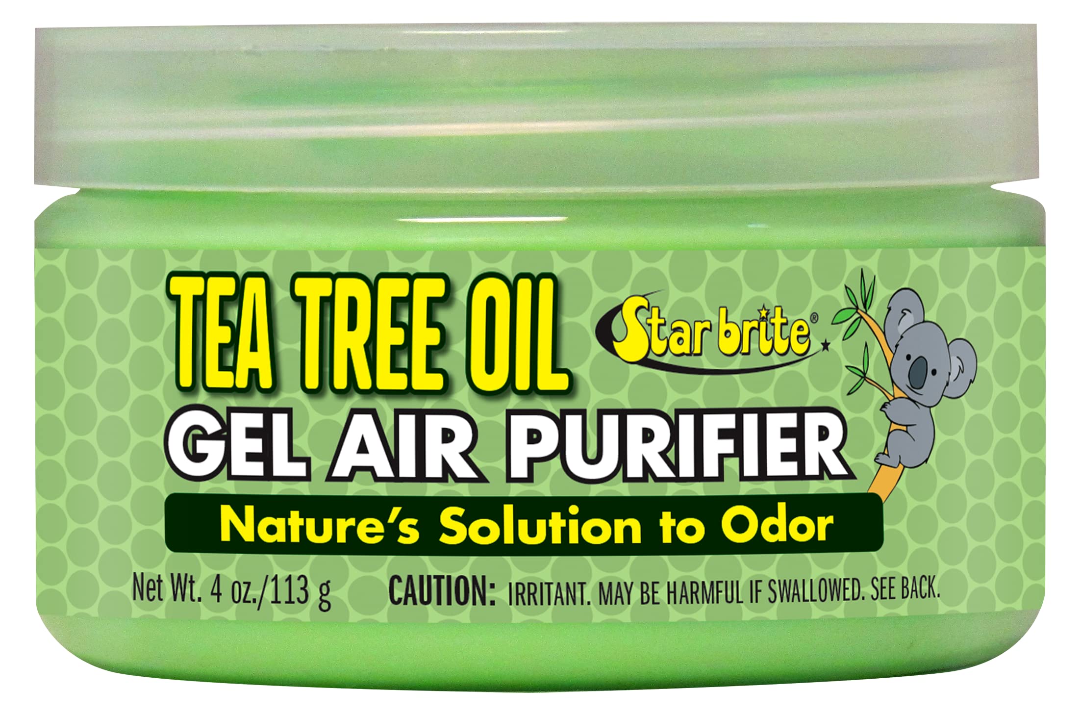 ATTIA-Certified Pure Australian Tea Tree Oil Gel Air Purifier - STAR BRITE Tub - 4 OZ (096504)