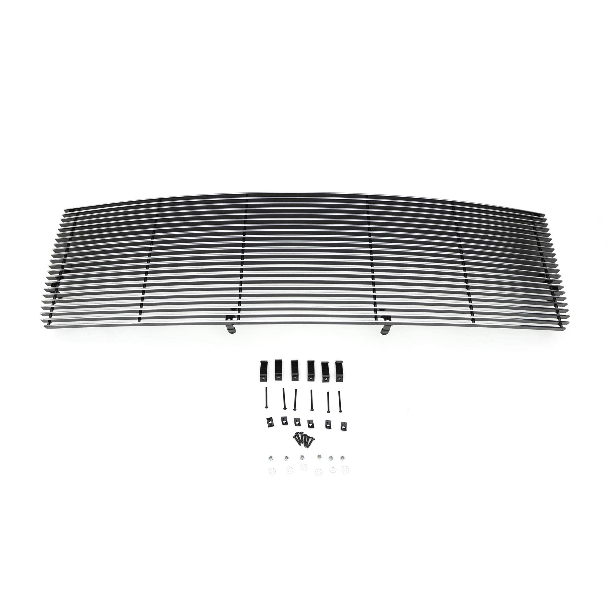 Horizontal T-Rex 20205 Aluminum Polished Finish Billet Grille Insert and Overlay for GMC Sierra 1500