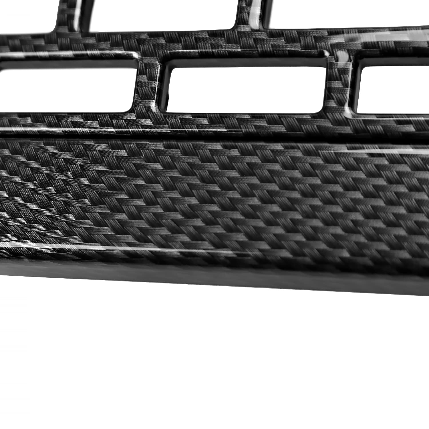 Carbon Fiber Look Spec-D Tuning Mesh Front Hood Grille w/LED Light Tubes Compatible with 2009-2014 Ford F-150