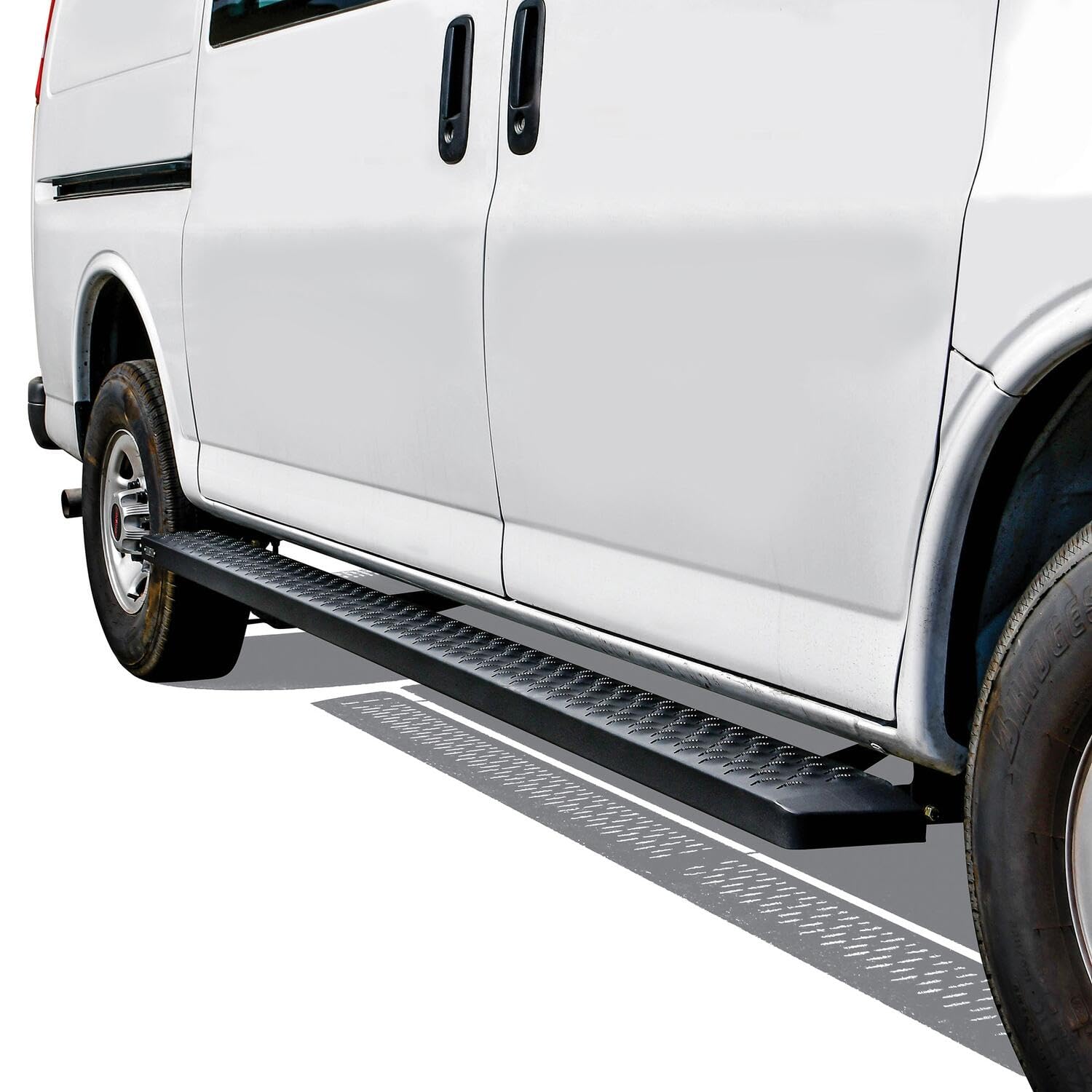 27-81005 Westin Grate Steps Running Boards 46" Driver & 97" Passenger Side Textured Black Pair
