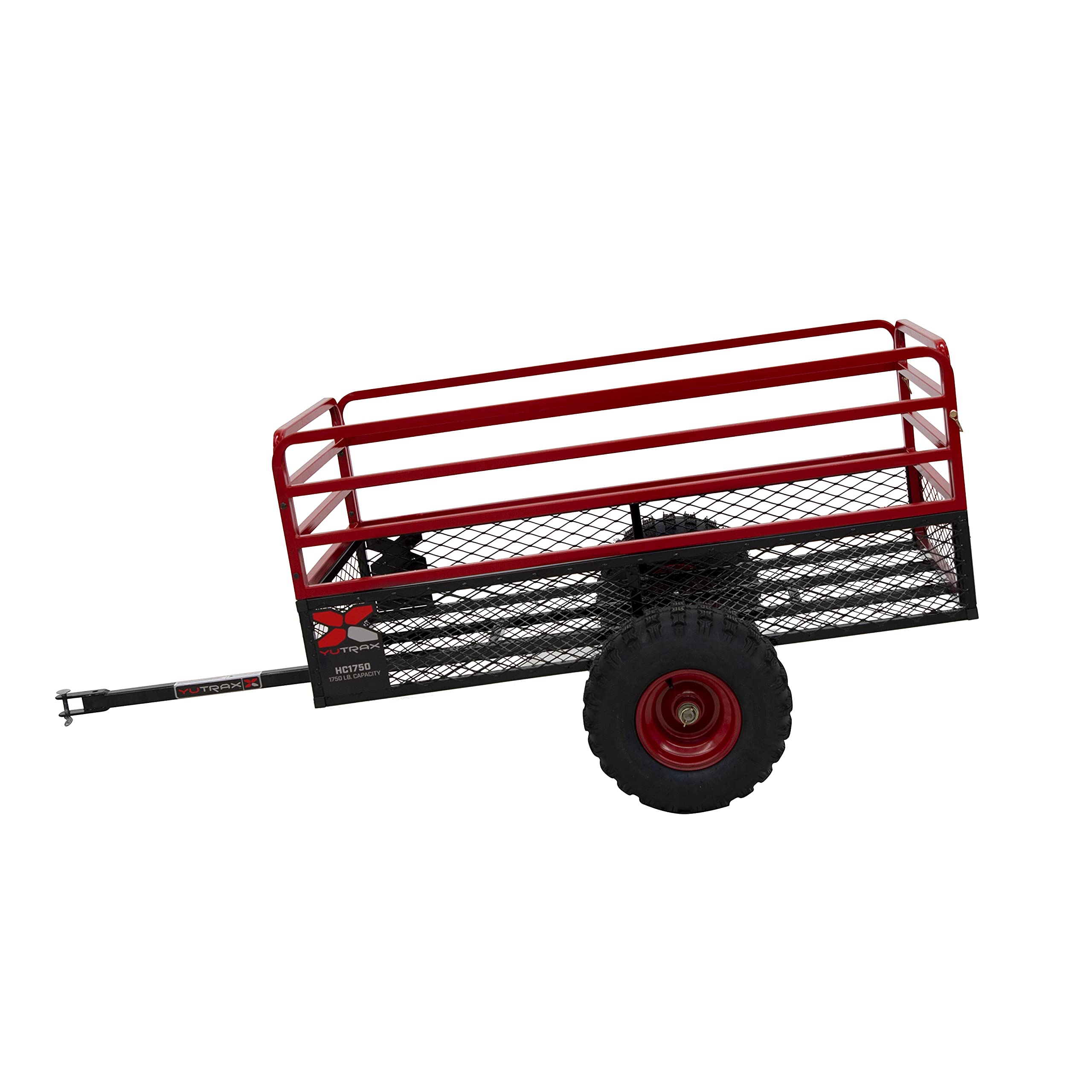 Heavy-Duty YUTRAX® HC1750 Trailer, Heavy-Duty Trailer, 1750 lb. Load Capacity, Heavy-Duty Steel Construction, Haul 28 Cub Feet, Minimal Assembly, Large Flotation Tires