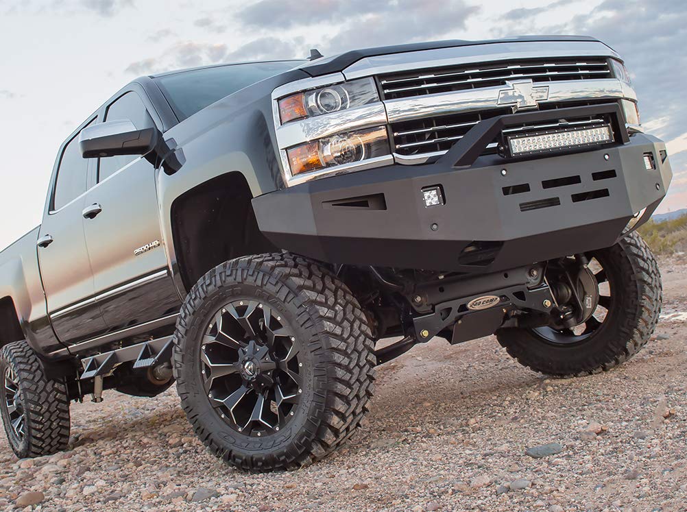 Alumilite Front Bumper ICI Aluminum Compatible with 2015-2019 Chevrolet HD