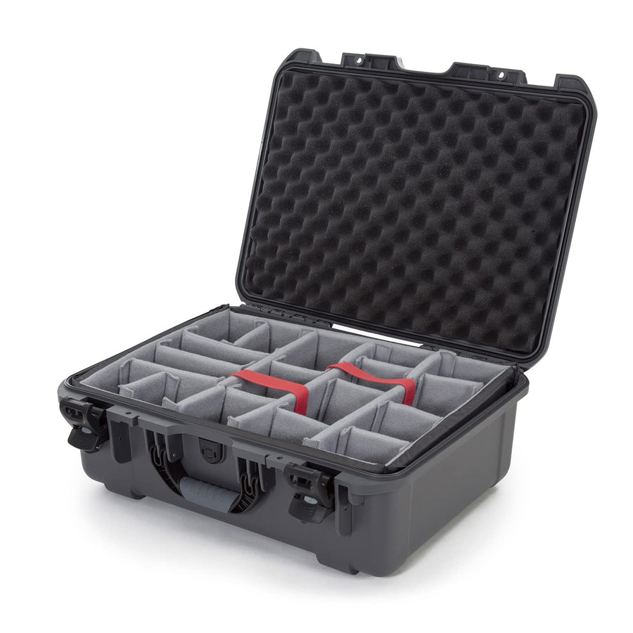 Graphite Nanuk 940 Waterproof Hard Case with Padded Dividers