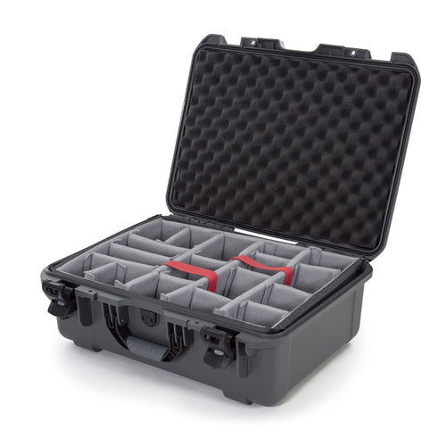 Graphite Nanuk 940 Waterproof Hard Case with Padded Dividers