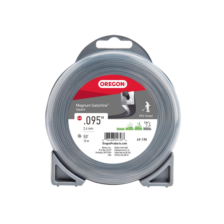 Oregon Magnum Gatorline 69-190 Square Trimmer Line .095-Inch by 50-Foot
