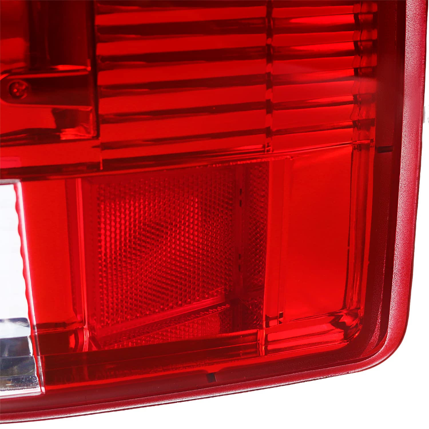Red LED Tail Lights SPEC-D TUNING Compatible with 2007-2013 Chevy Silverado 1500 2500 3500, Left + Right Pair Assembly