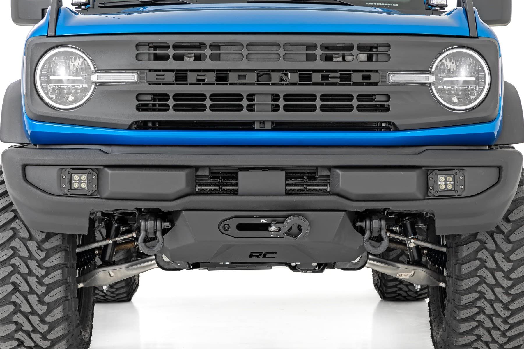 Rough Country Winch Hidden Bumper w/9500S for 21-24 Ford Bronco - 51058