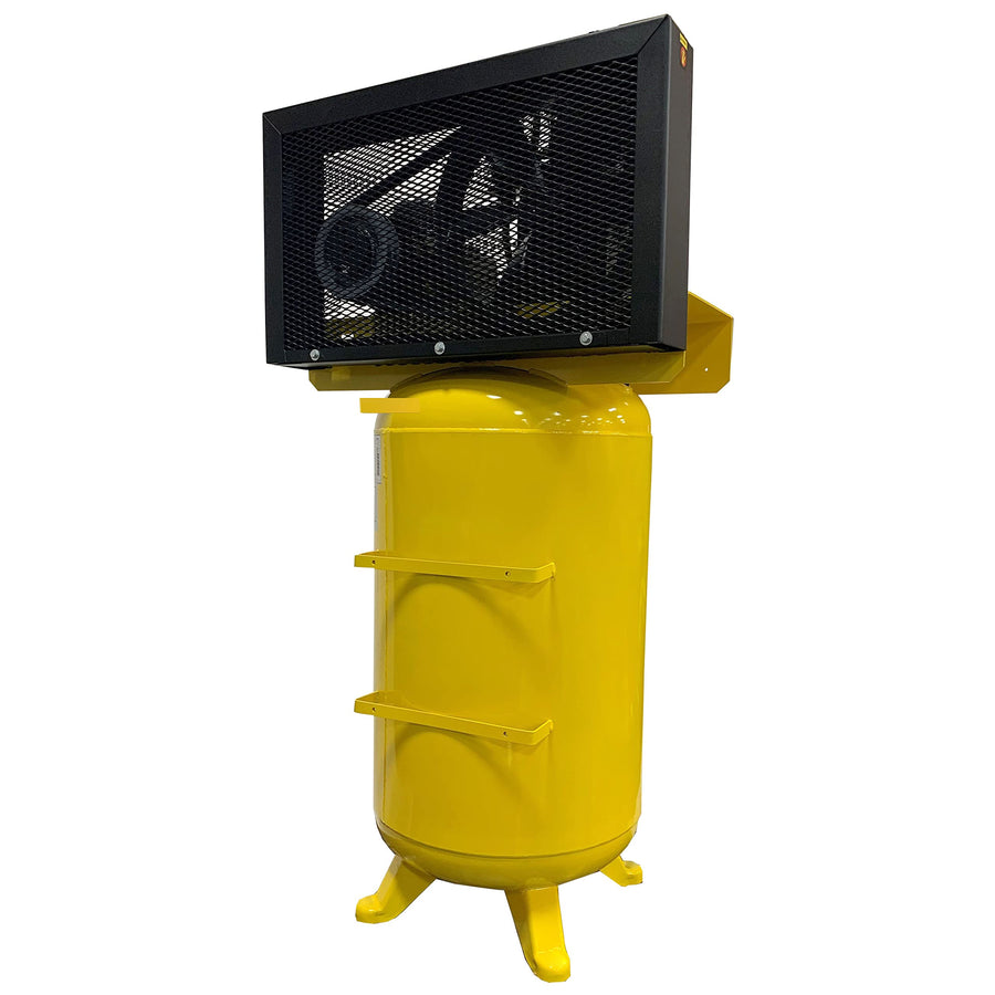 EMAX E350 Air Compressor Stationary - 5hp 80 Gal. 2 Stage Single Phase Compressor with Pressure Lubricated Pump & Quiet Design - EI05V080I1
