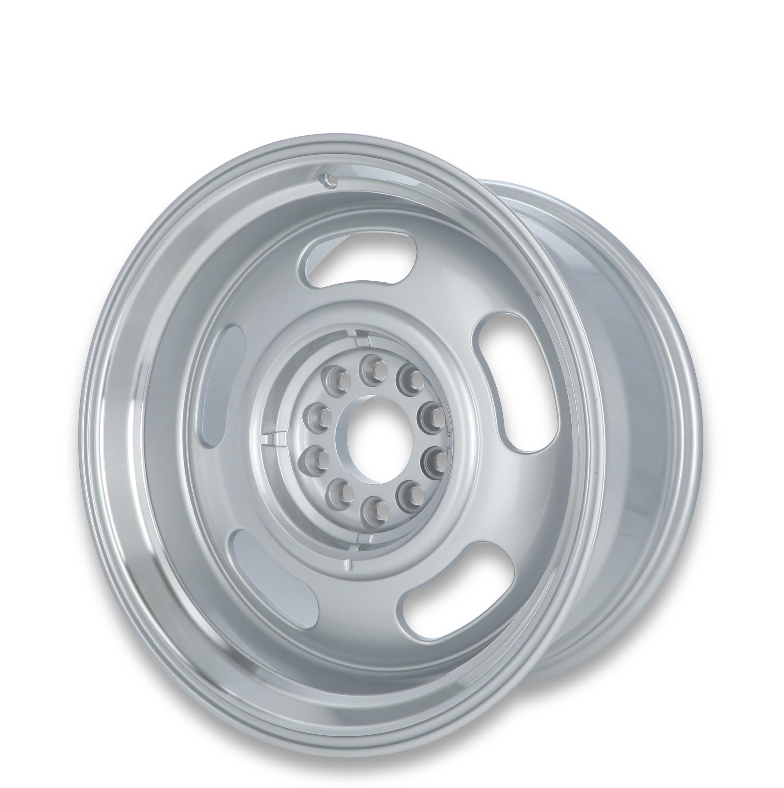 107 Series REV Wheels 107S-8900600 Rally 18x9-5 bs - 5x4.75/5x120.65/5x5/5x127 - Gray/Machine Lip