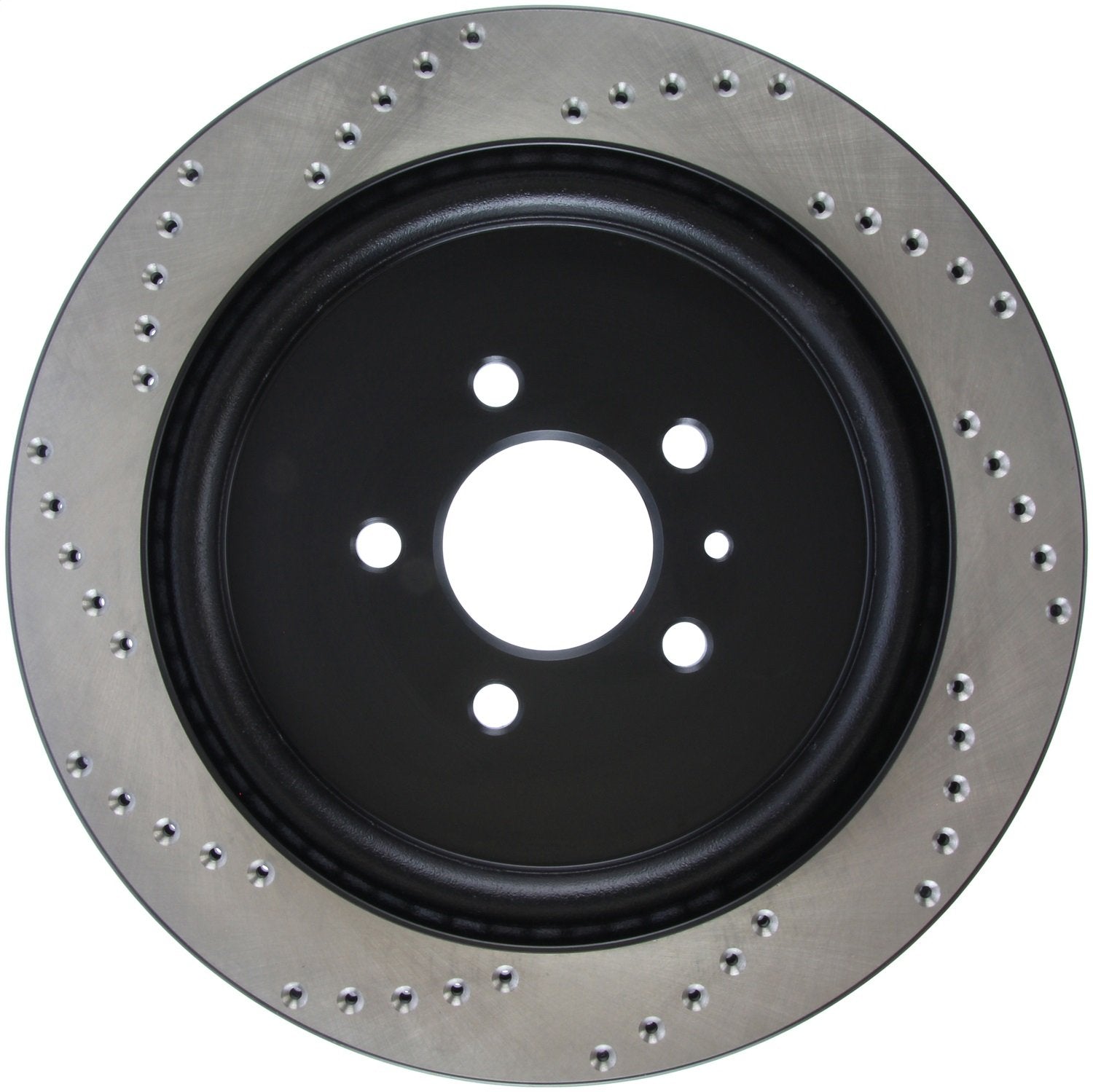 StopTech Sport 128.61105L Cross Drilled Brake Rotor (Rear Left), 1 Pack