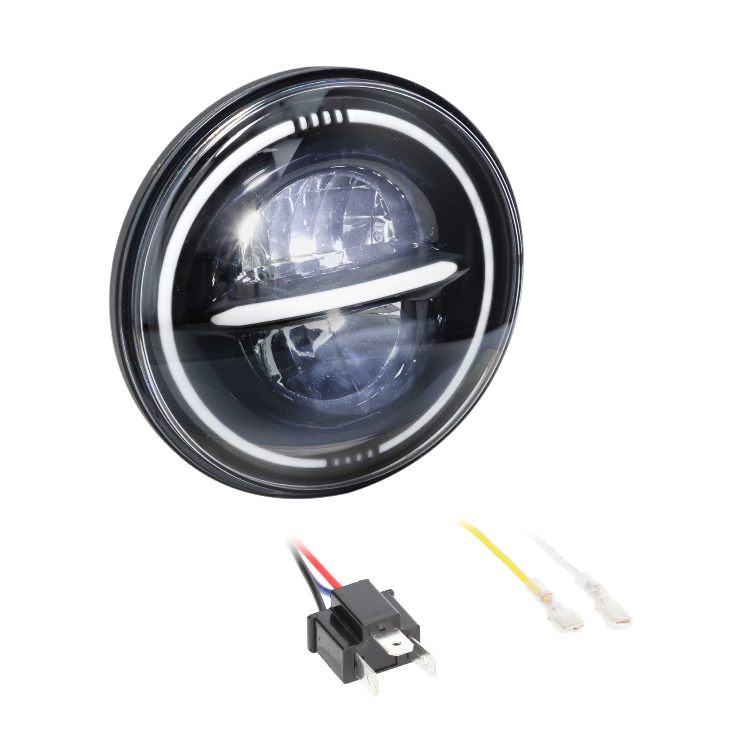 7" Reflector Headlight with Full Halo - Metra (BC-709B)