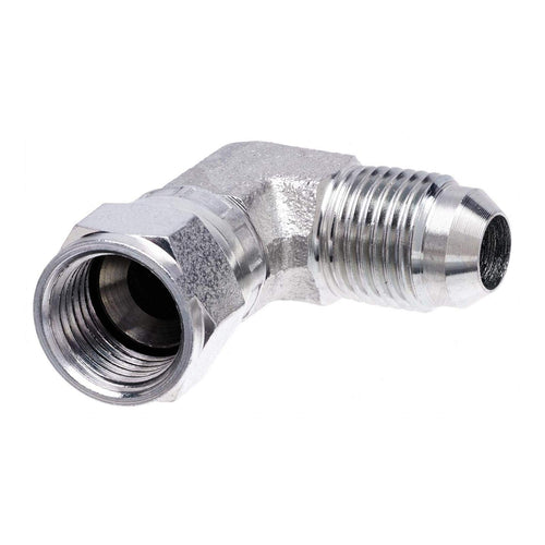 Gates Male Jic 37 Flare to Female Jic 37 Flare Swivel 90 G60422-1010 (SAE to SAE)