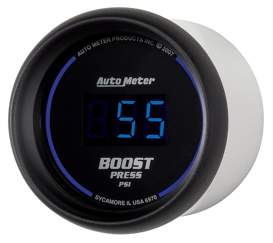 Cobalt Auto Meter 6970 Digital Boost Gauge,2.3125 in.