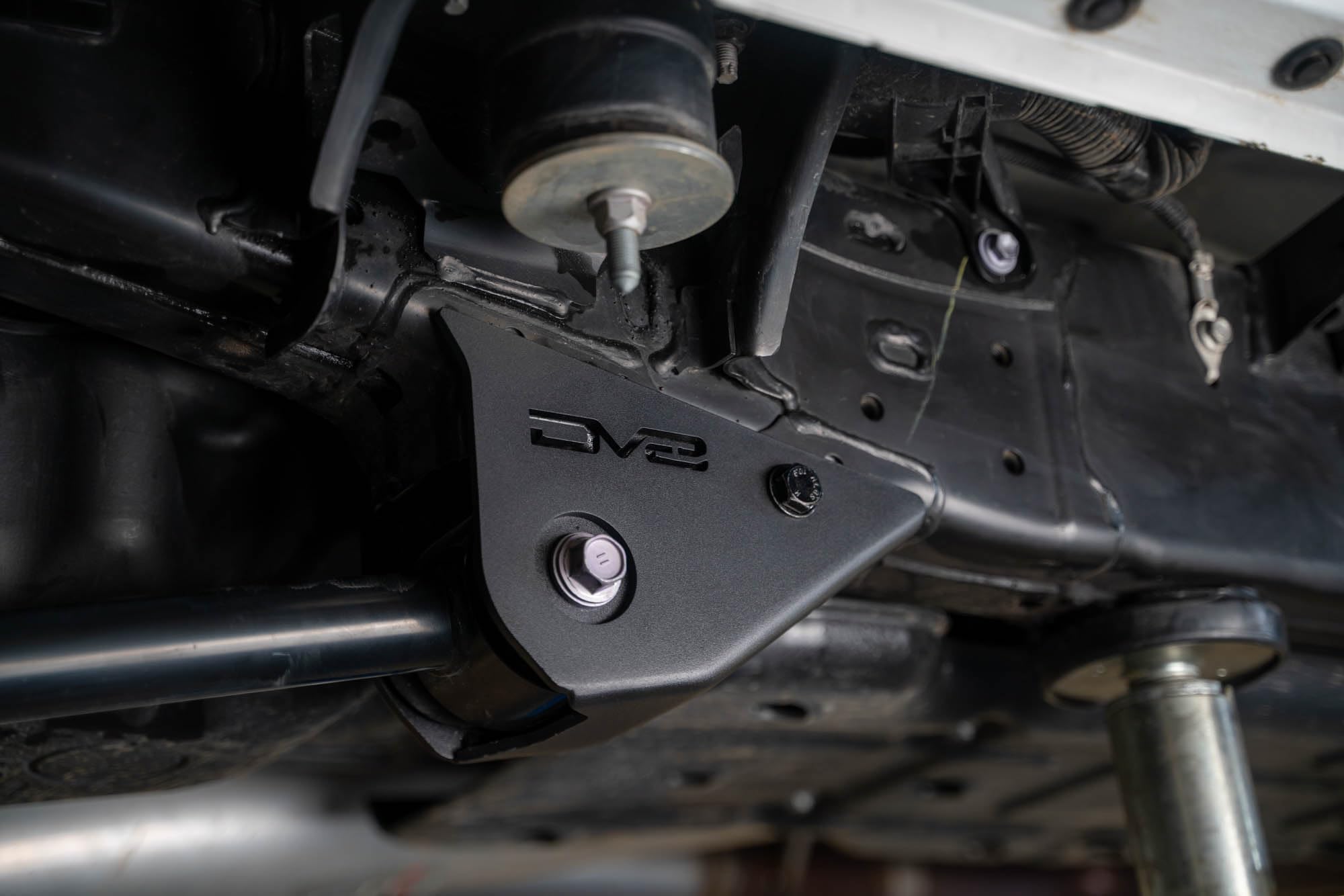 DV8 Offroad Skid Plates for Trailing Arm 2024 Toyota Tacoma | Protects the Vulnerable Trailing Arm Mounts | Helps Prevent Your Truck from Catching on Obstacles | 5mm Steel | Fully Bolt-On Installation