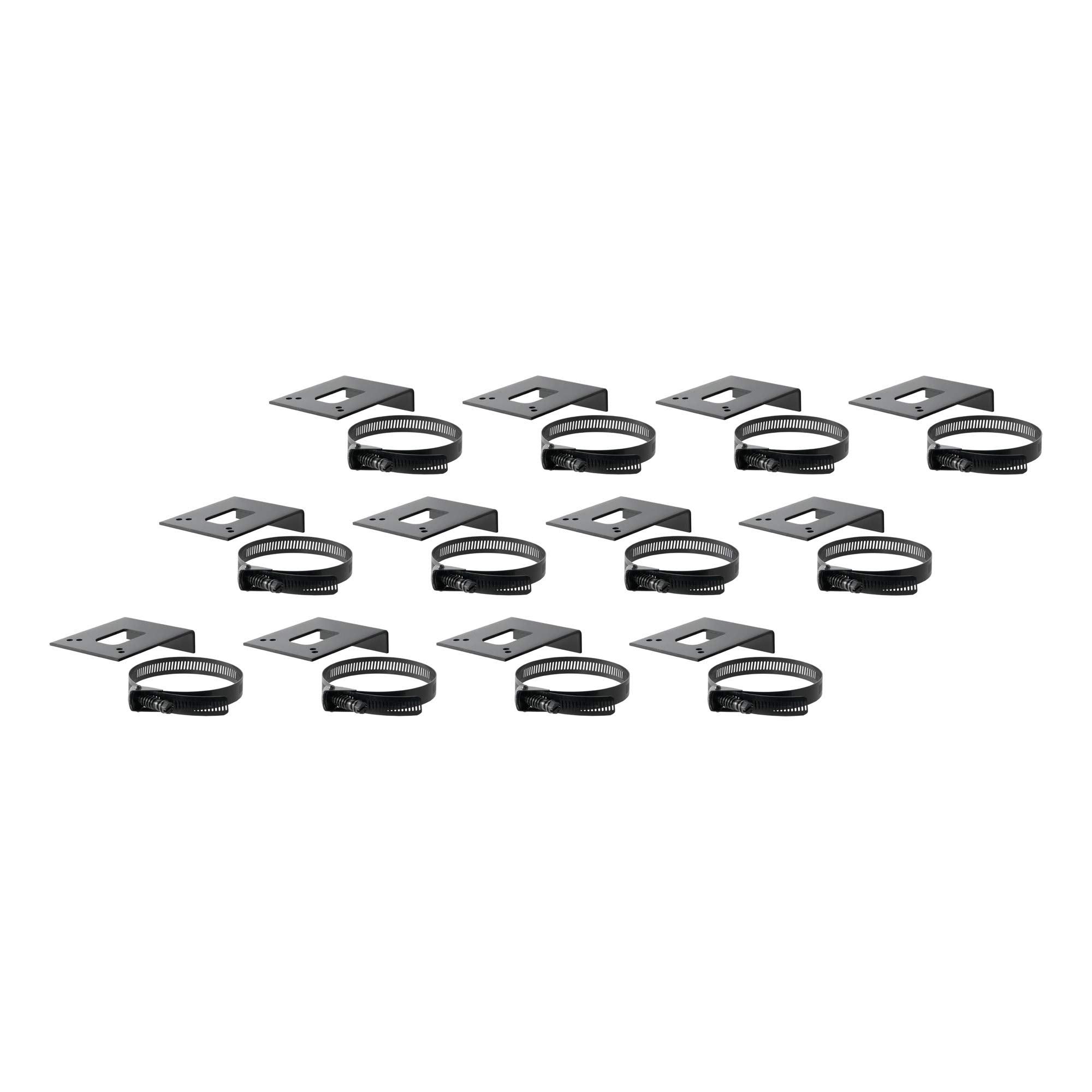 CURT 57203 Trailer Wiring Harness Clamp-On Vehicle-Side Bracket Mounts for 4-Way, 5-Way, 6-Way or 7-Way, 12-Pack