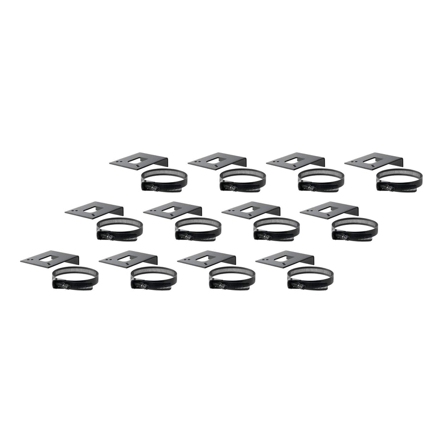 CURT 57203 Trailer Wiring Harness Clamp-On Vehicle-Side Bracket Mounts for 4-Way, 5-Way, 6-Way or 7-Way, 12-Pack