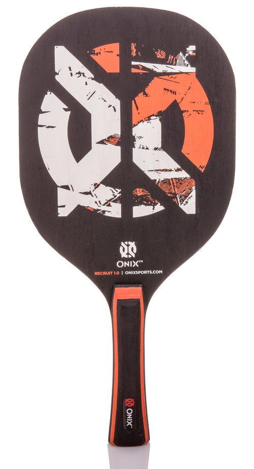 Onix 1.0 Recruit Pickleball Paddle, Black, 3 Pounds