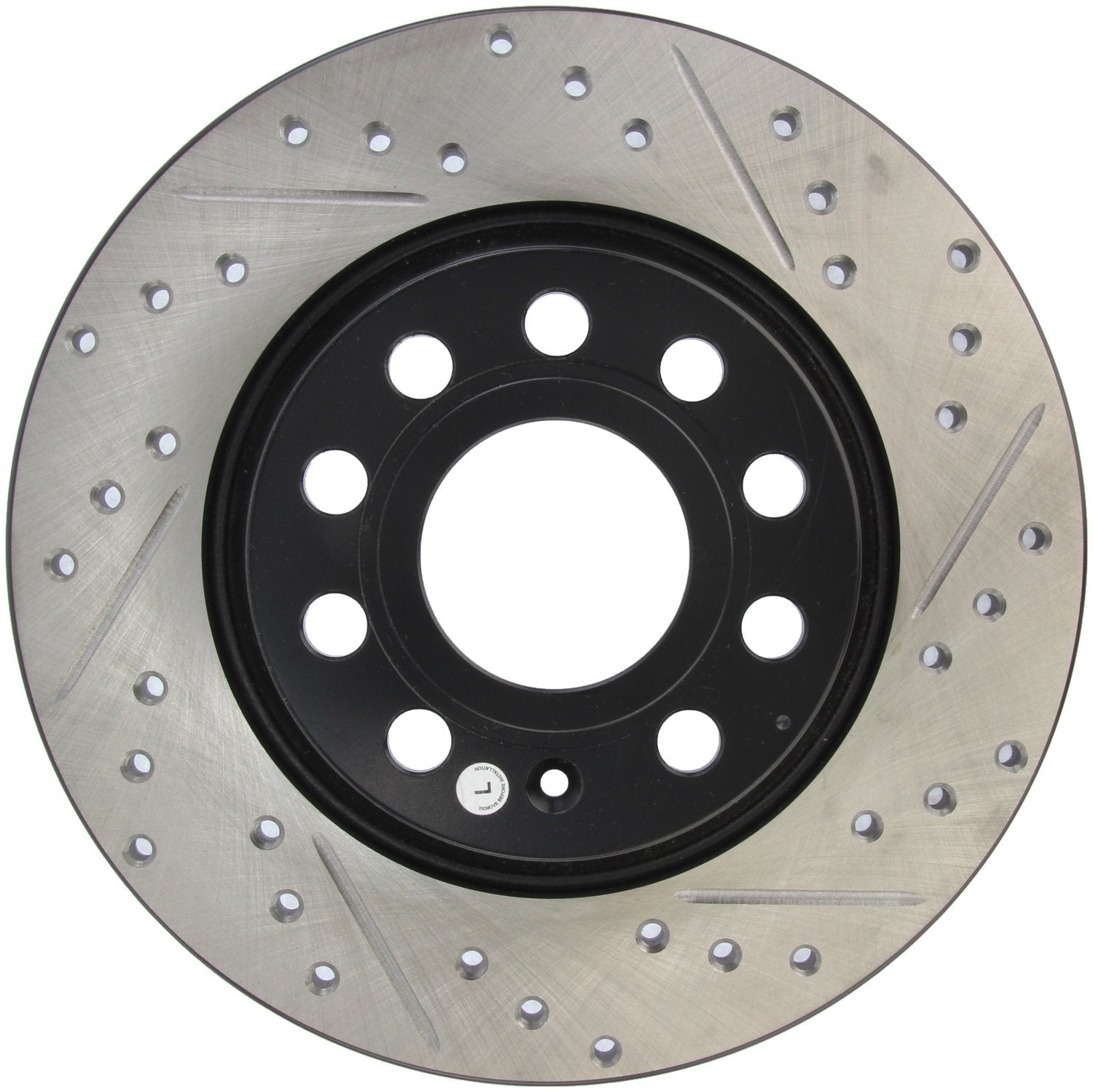 Sport Drilled/Slotted Brake Rotor StopTech 127.33099L (Rear Left), 1 Pack