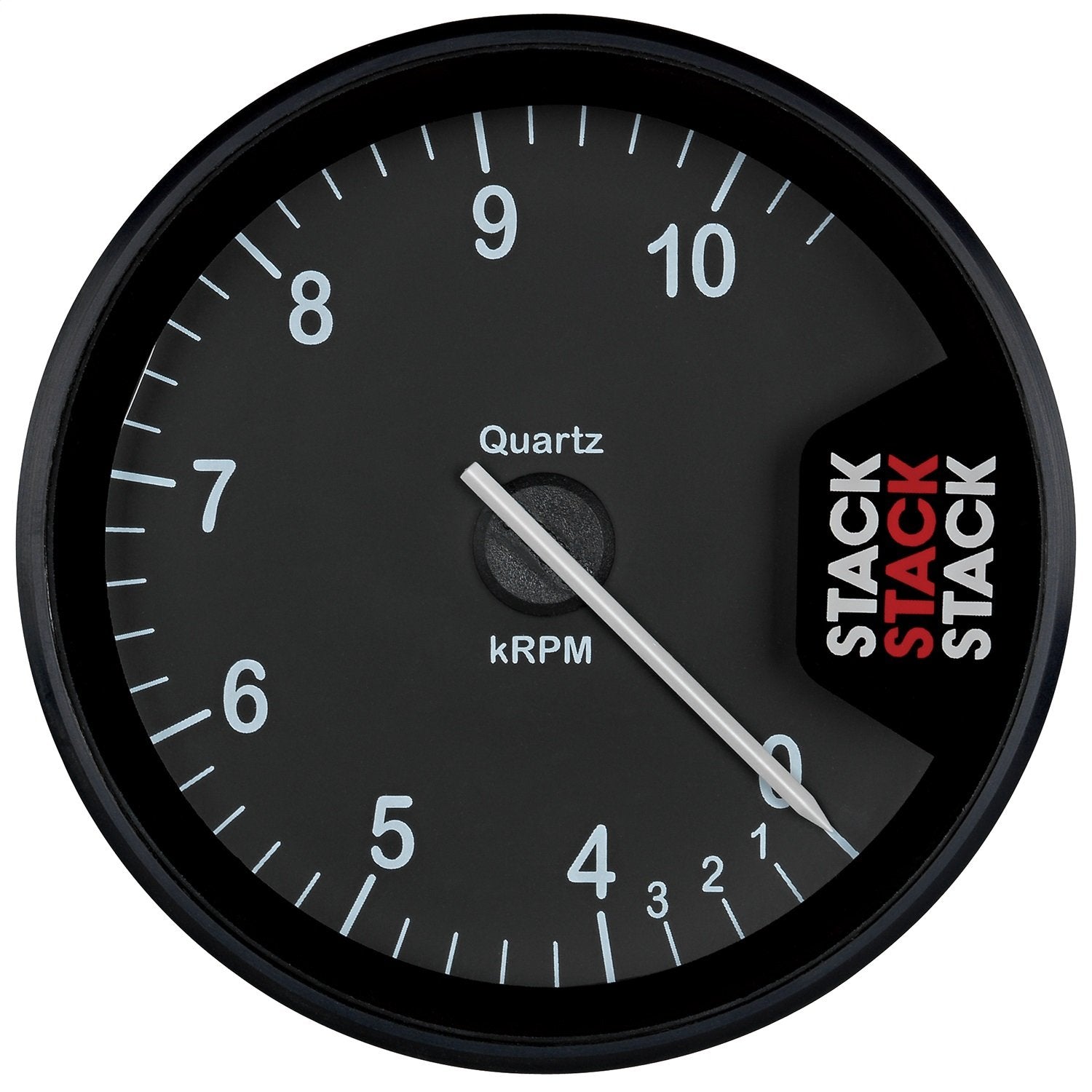 Clubman Stack ST200-04105 Black 80mm 0-4-10.5k RPM Tachometer