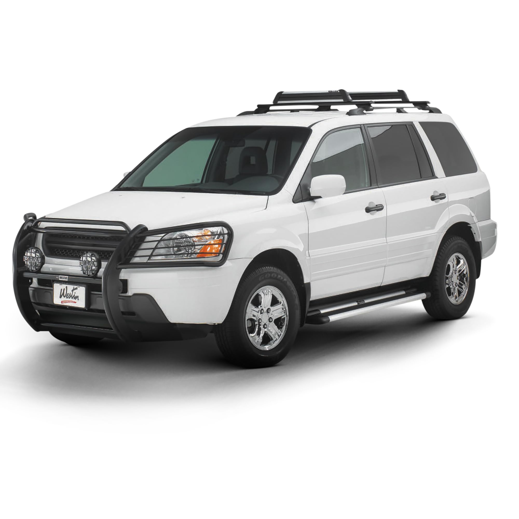 27-6110 Westin Brushed Aluminum Step Boards for Trucks and SUV's 69", Clear Aluminum