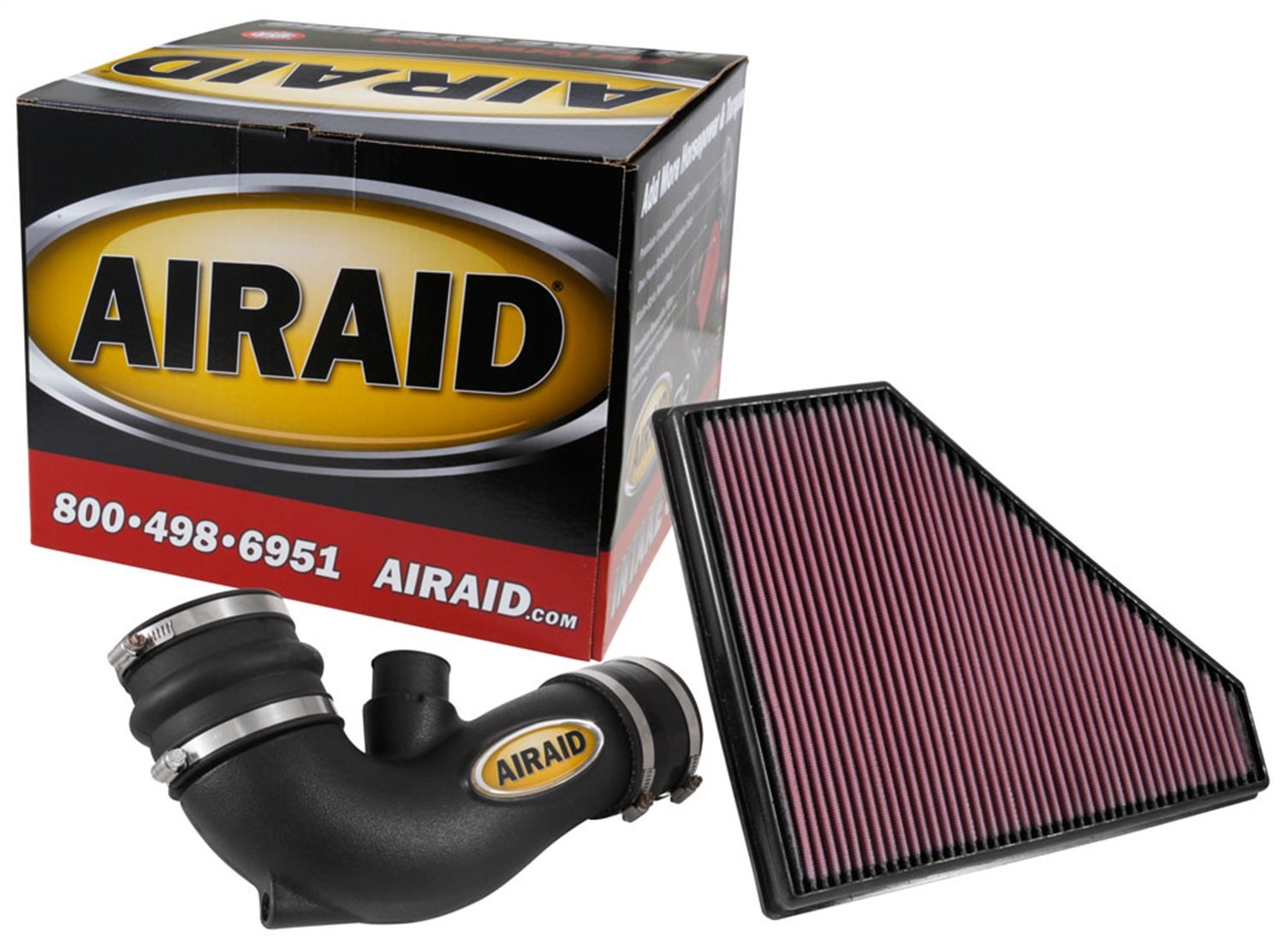 AIRAID Cold Air Intake System: K&N by Increased Horsepower, Dry Synthetic Filter: Compatible with 2016-2020 CHEVROLET (Camaro) AIR-251-702