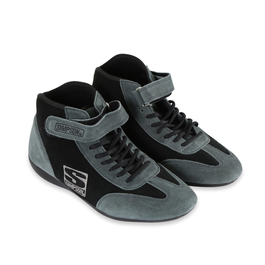 Mid Top Simpson Racing MT120BK Racing Shoes Size 12 Black