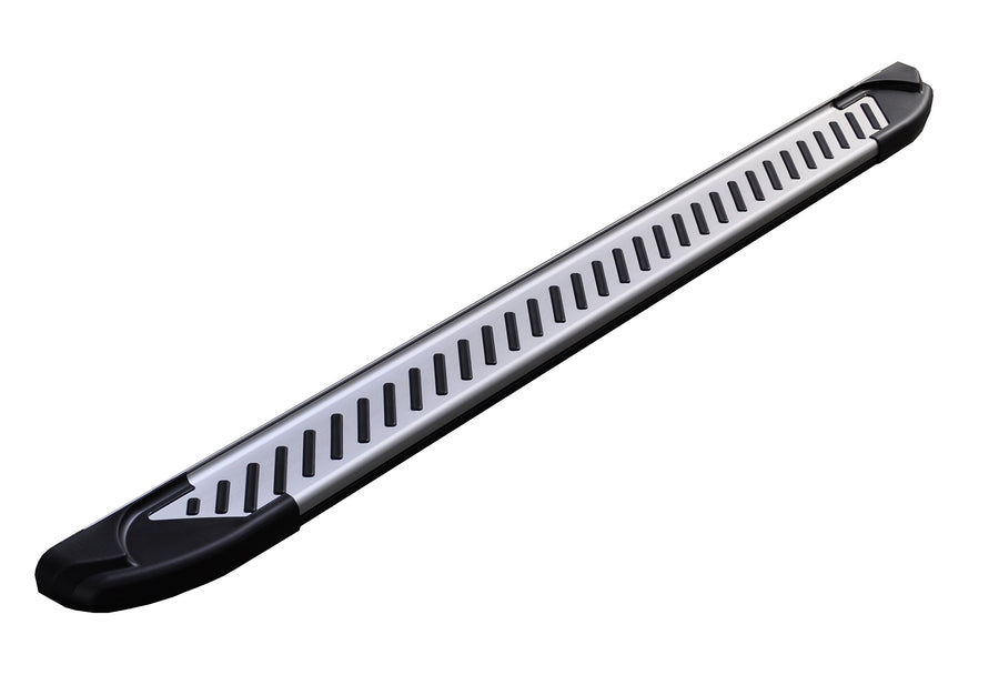 Silver Romik 61342418 RAL-T Running Board for Dodge