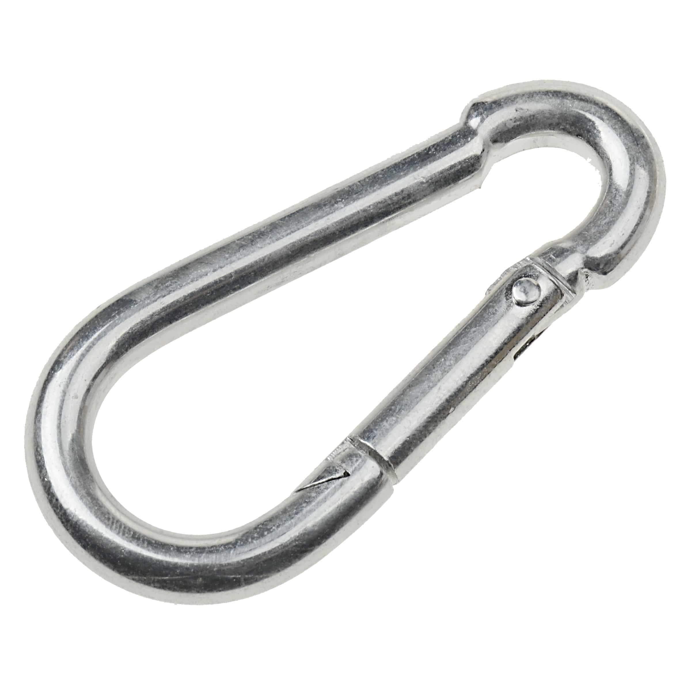 Safety Spring Hook T-H Marine, 3 1/8", Silver