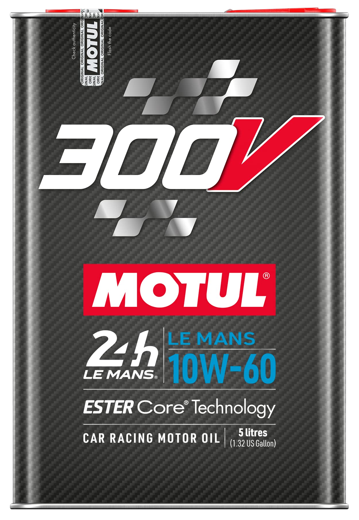 300V MOTUL 10W-60 LE MANS Car Racing Motor Oil Full Synthetic Engine Lubricant 5 Liter High Performance 4-Stroke Ester Core