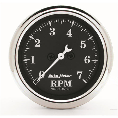 Auto Meter Old TYME 1797 Black Electric Tachometer, 2.3125 in.