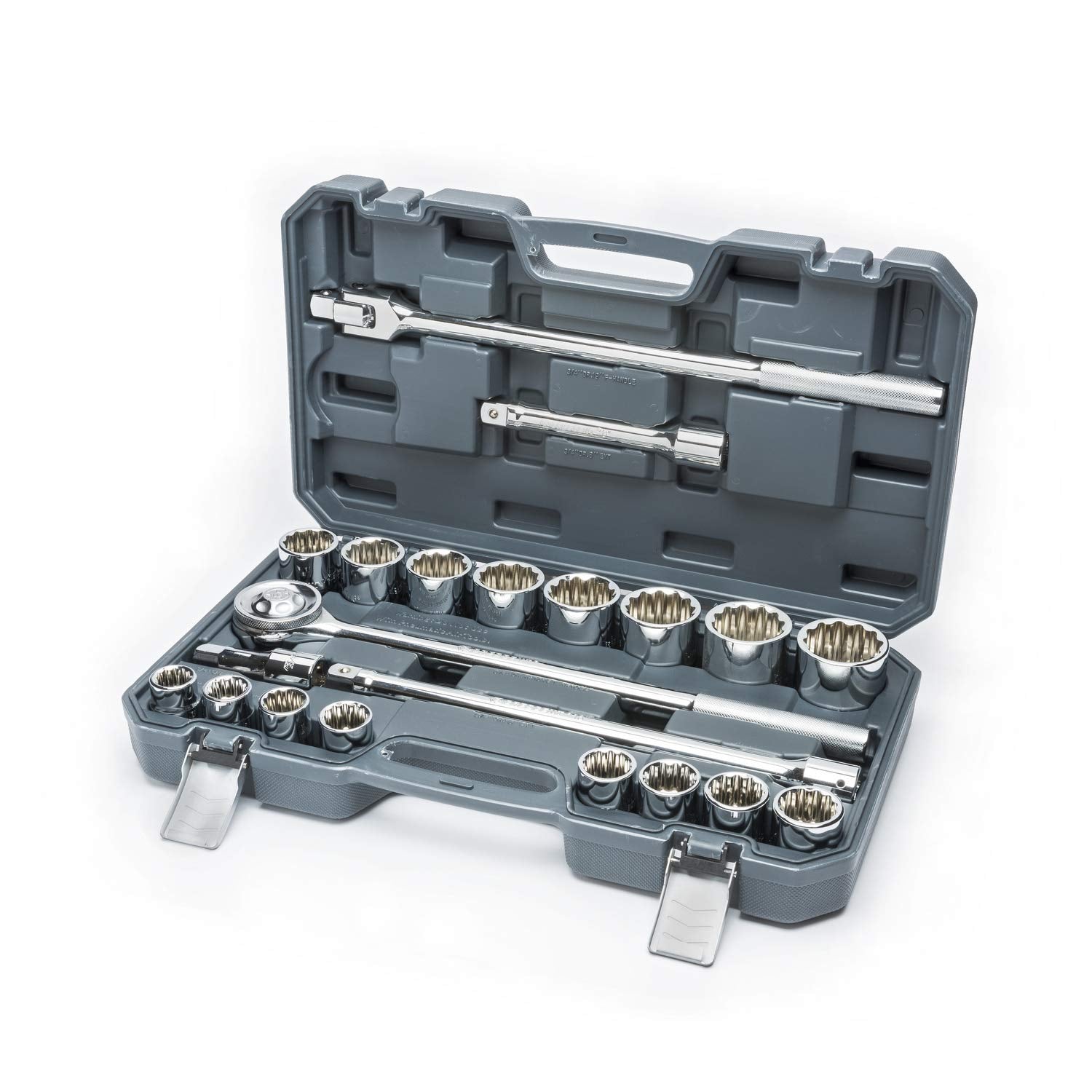 21 Piece Crescent 3/4" Drive 12 Point Standard SAE Mechanics Tool Set - CTK21SAEN