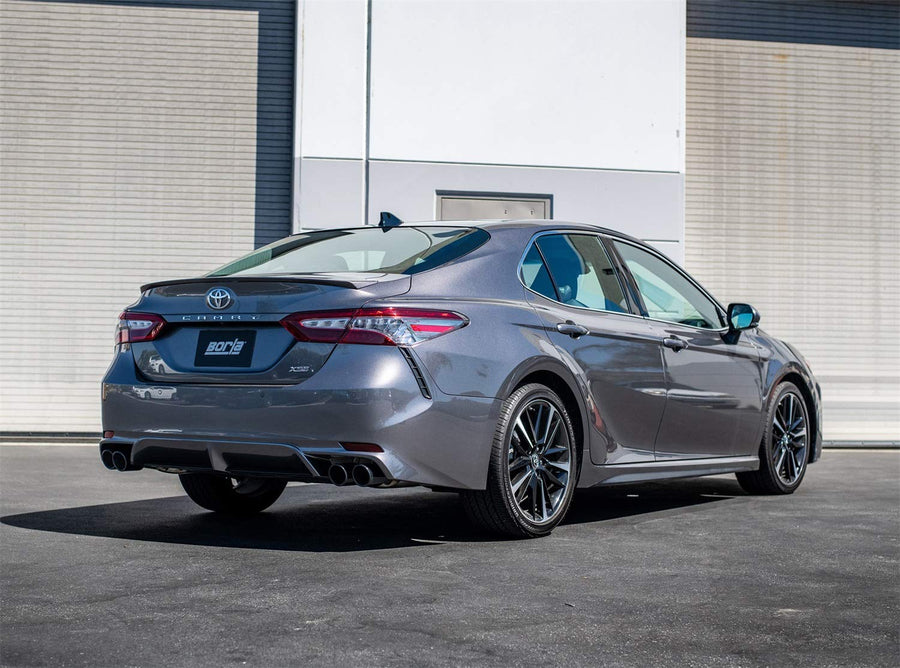 Cat-Back BORLA Performance Exhaust System for 2018-2024 Toyota Camry XSE 3.5L V6 Automatic Transmission Front Wheel Drive 4 Door