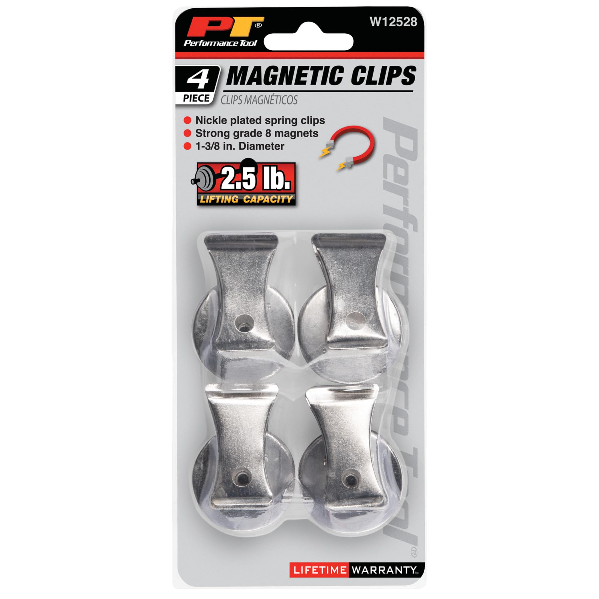 Magnetic Clips Performance Tool W12528 (4 Pieces) - Strong Hold, Perfect for Home and Office Use