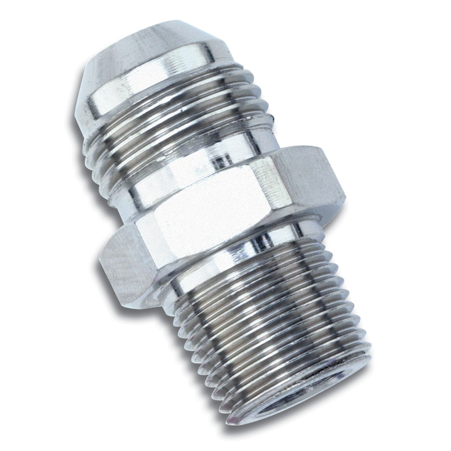 660412 Edelbrock/Russell Stainless Steel -3AN Flare to 1/8" Pipe Straight Adapter