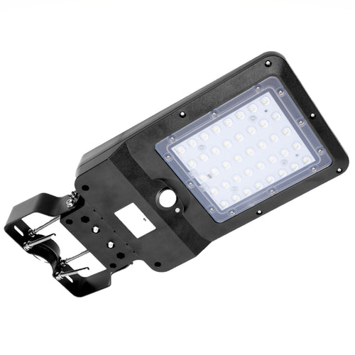 Wagan 1000 Lumen EL8588 LED Integrated Solar Street Lamp Security Flood Light Motion Sensor Waterproof Weatherproof Dusk to Dawn Solar LED Light Lamp for Outdoor Garden Yard Path Parking Lot