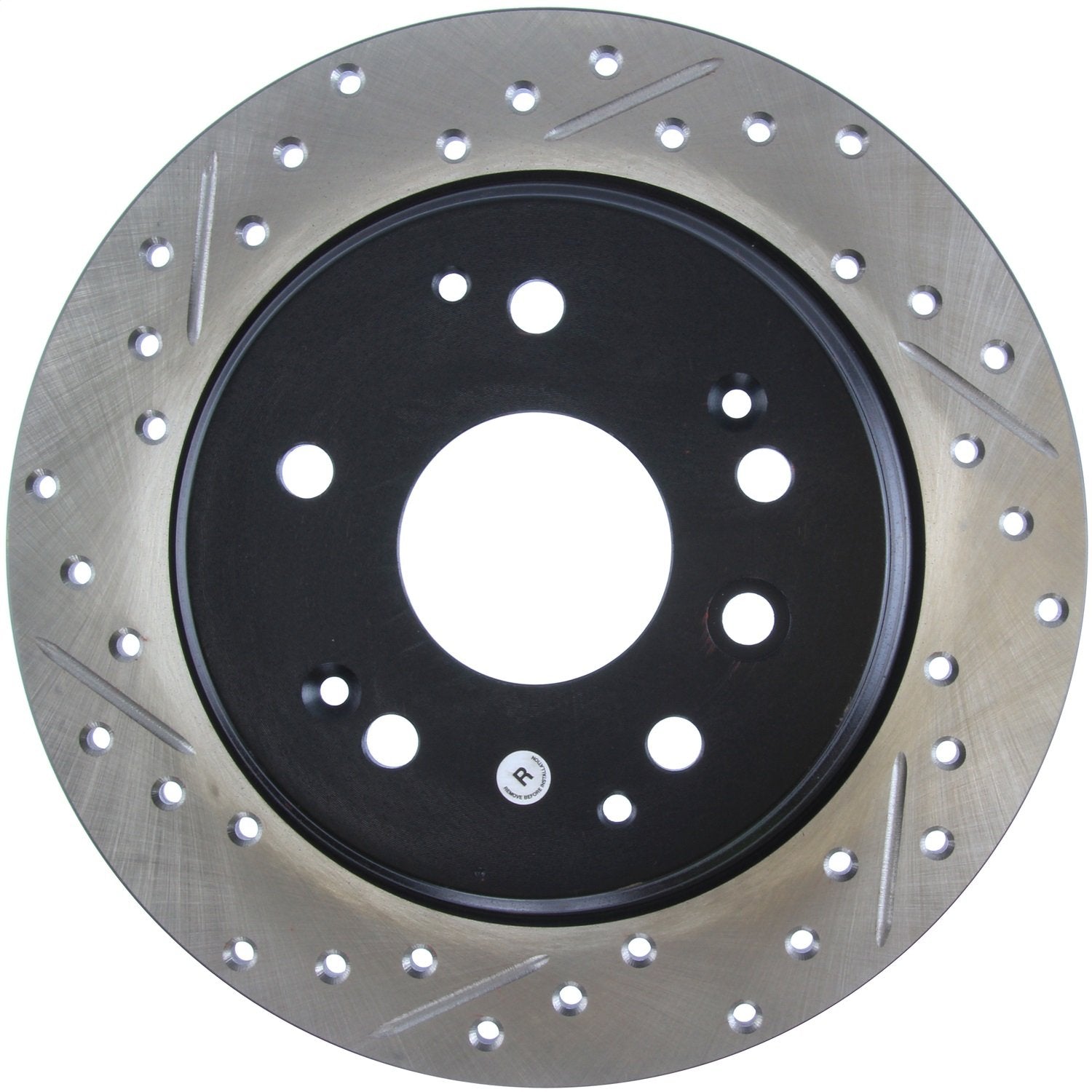 Sport Drilled/Slotted Brake Rotor StopTech 127.40061R (Rear Right), 1 Pack