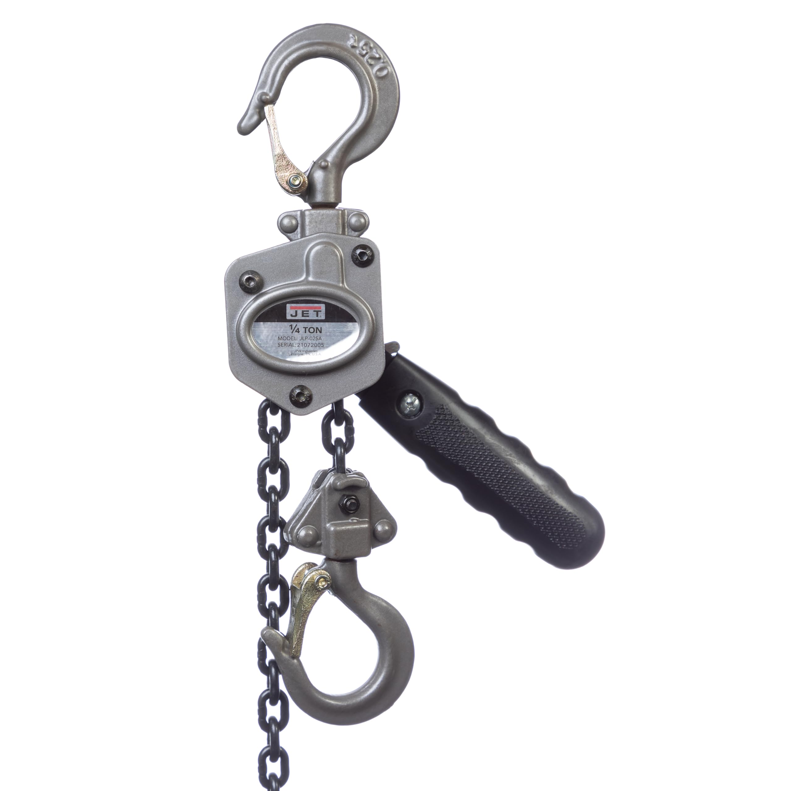 1/4-Ton Mini-Puller JET Lever Hoist, 5' Lift (Model JLP-025A-5)