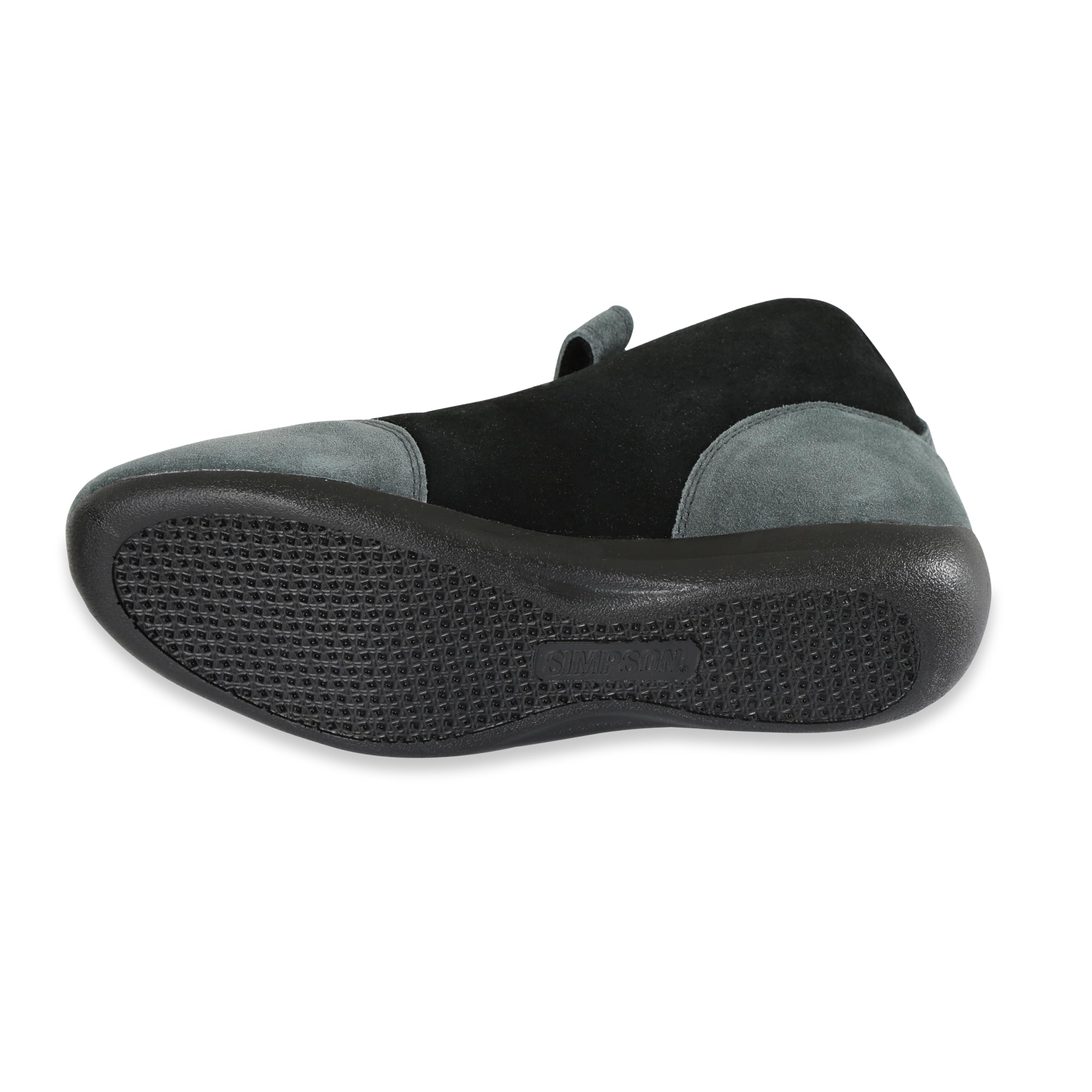 SIMPSON SAFETY MT105BK - Driving Shoe Fusion - Mid-Top - SFI 3.3/5 - Suede Outer - Nomex Inner - Black/Gray - 10.5 Mens / 12 Womens - Pair