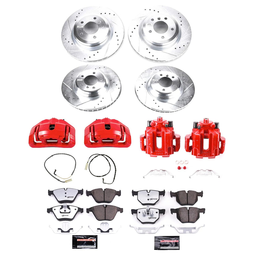 Power Stop Z26 Street Warrior KC5775-26 Front & Rear Brake Kit BMW