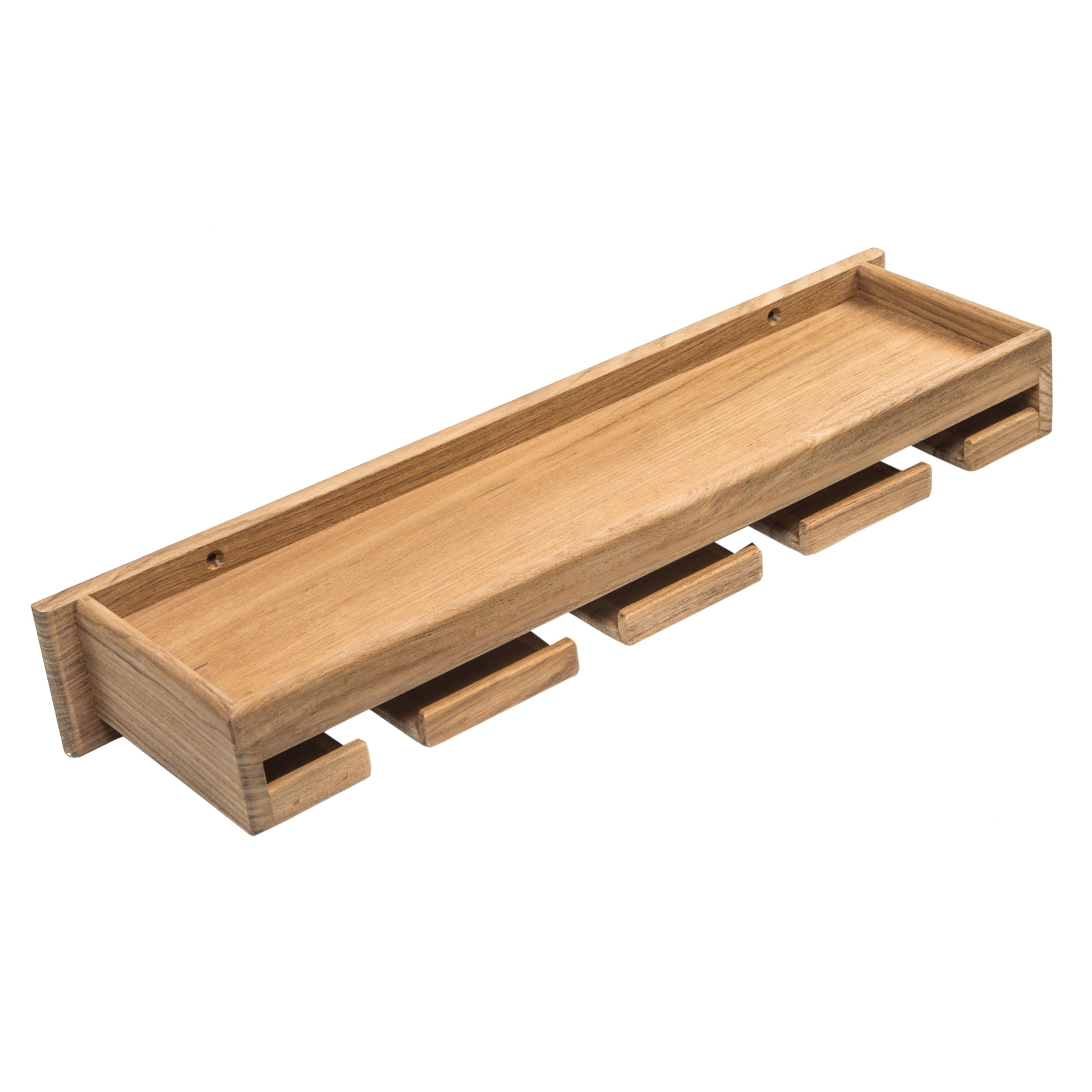Teak Wine Glass Rack Whitecap 62426 with Shelf