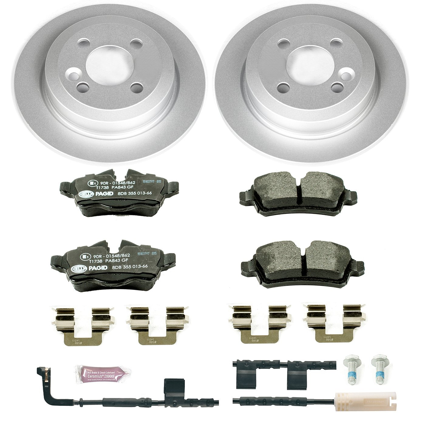 Rear Power Stop ESK6281 Euro-Stop Brake Kit Mini Cooper For Mini Cooper 2007-2010 [Model Specific]