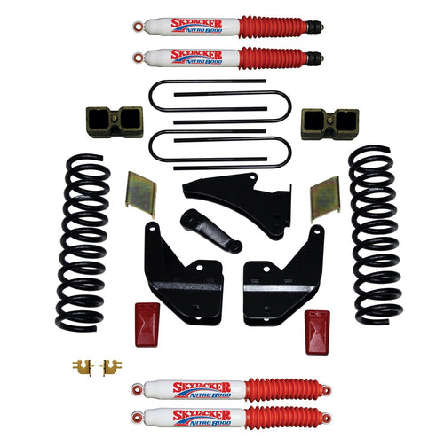 Skyjacker Suspension Lift Kit R13451K-N w/Shock Nitro Shocks 3.5-4 in. Lift Incl. Front Coil Springs Rear Block And U-Bolts